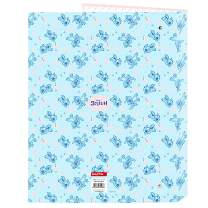 Carpeta A4 anillas Ohana Stitch Disney