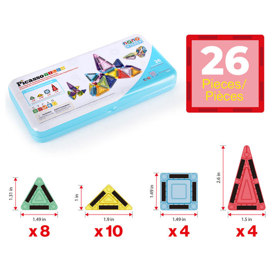 Bloques magneticos 26pzs