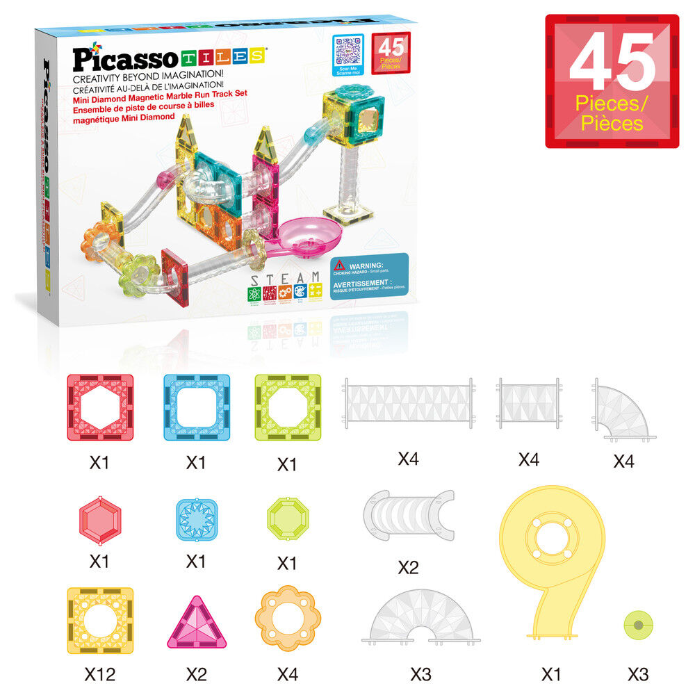 Circuito de canicas magnetico 45pzs