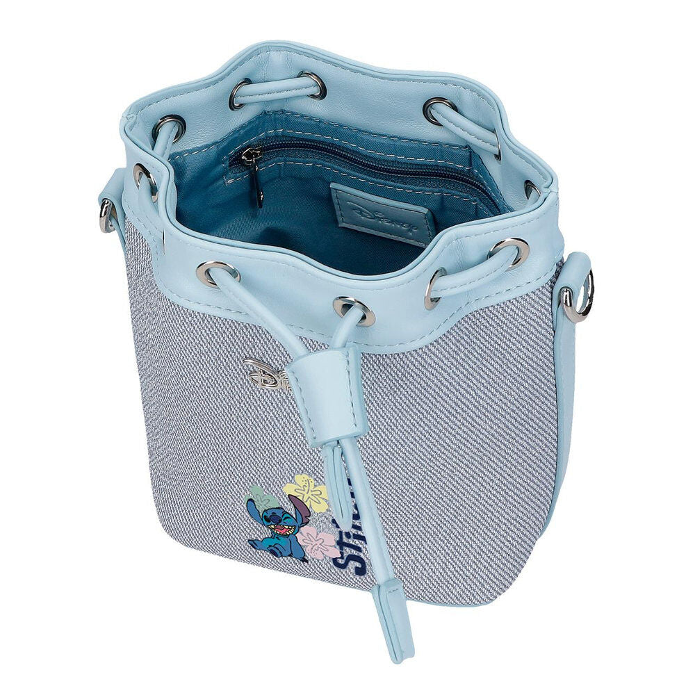 Bolso saco Tiki Stitch Disney denim