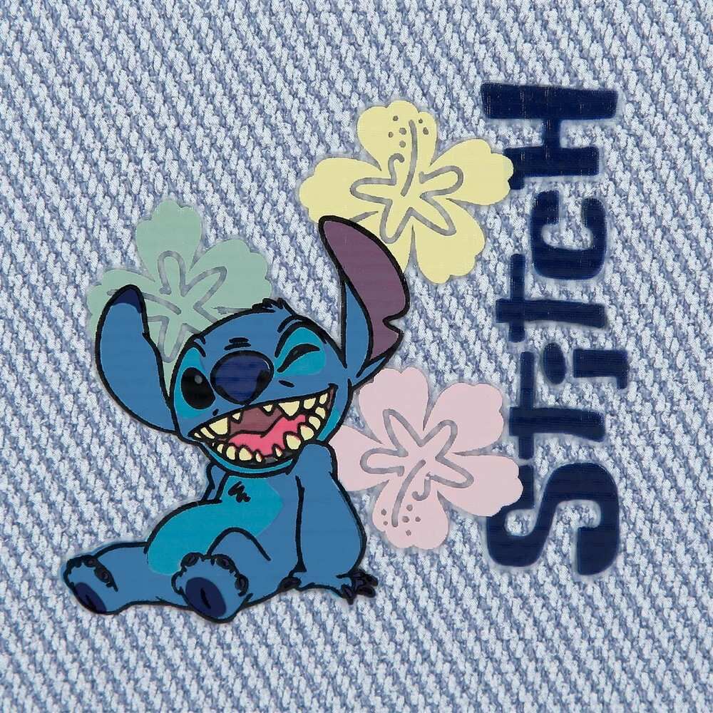Mochila paseo Tiki Stitch Disney denim 23cm