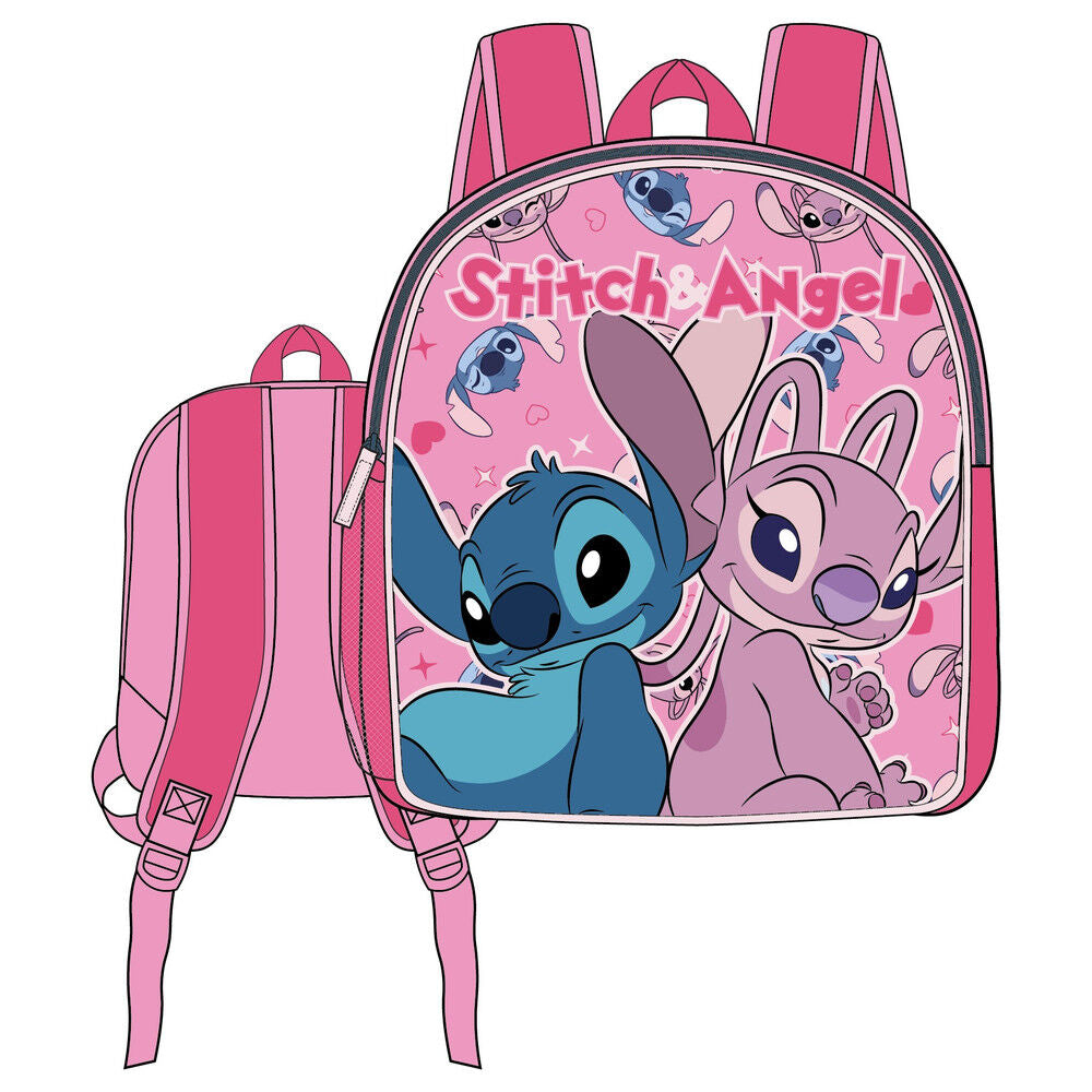 Mochila 3D Angel & Stitch Disney