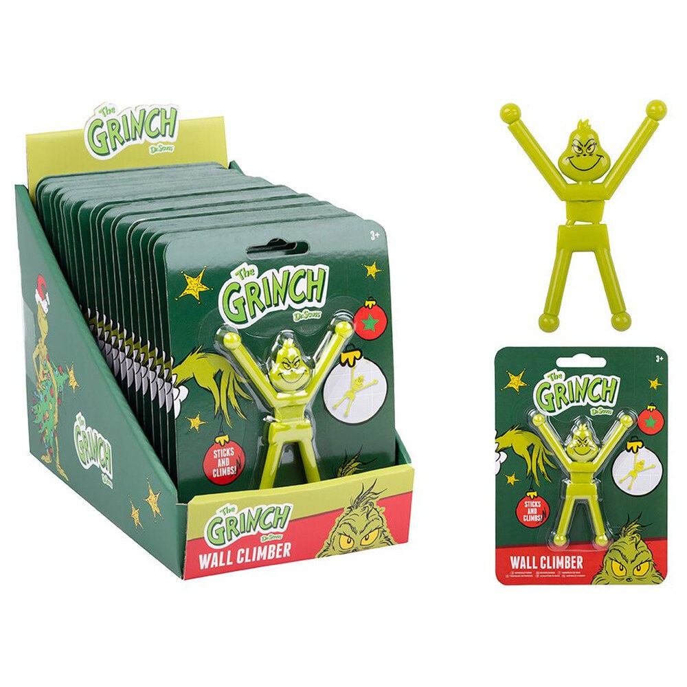 Juguete adhesivo trepamuros El Grinch