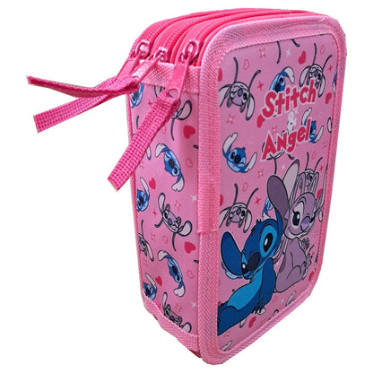 Plumier Angel & Stitch Disney triple