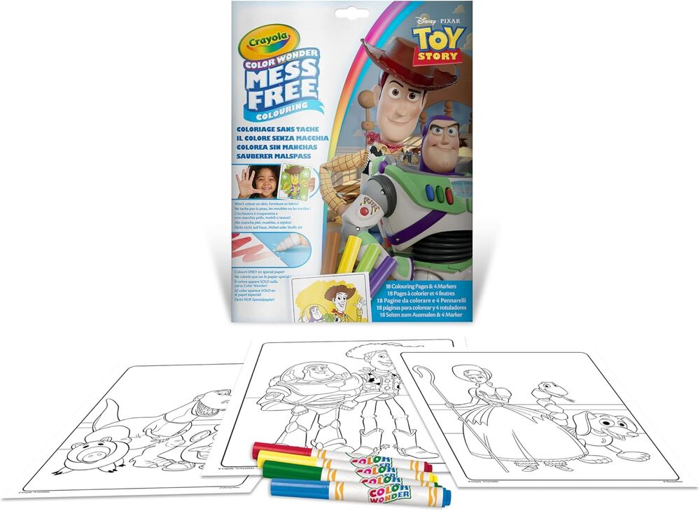 Colorea sin manchas Toy Story Disney