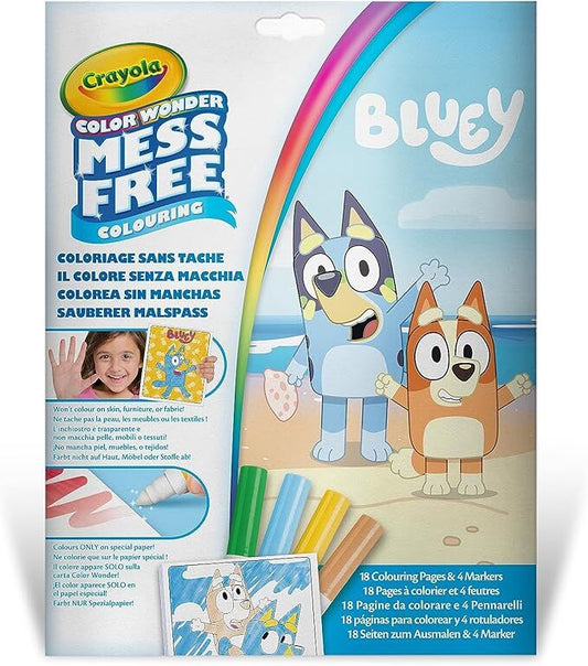 Colorea sin manchas  Bluey