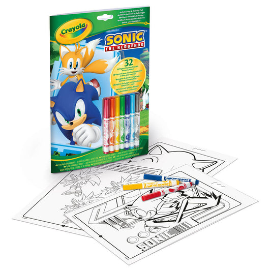 Libro actividades Sonic the Hedgehog