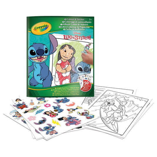 Libro colorear + stickers Lilo & Stitch - Stitch Disney