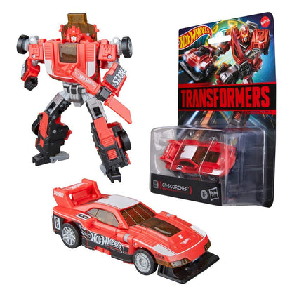 Figura Gt Scorcher Hot Wheels Transformers 12.5cm