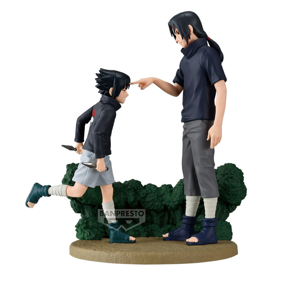 Figura Sasuke Uchiha & Itachi Uchiha Memorable Saga Naruto Shippuden 14cm