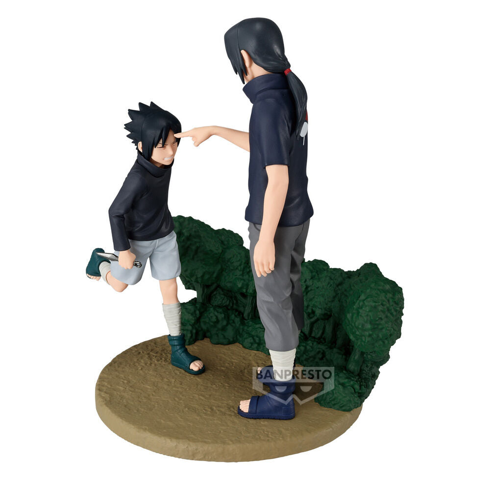 Figura Sasuke Uchiha & Itachi Uchiha Memorable Saga Naruto Shippuden 14cm