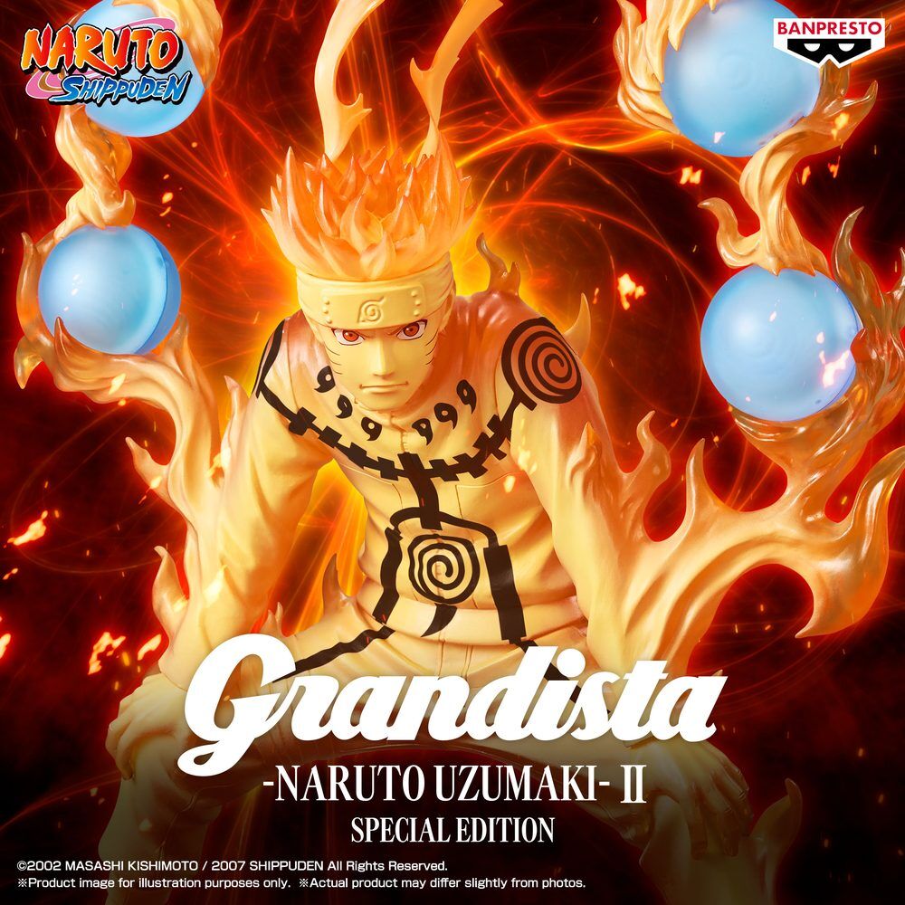Figura Naruto Uzumaki Grandista II Special Edition Naruto Shippuden 27cm