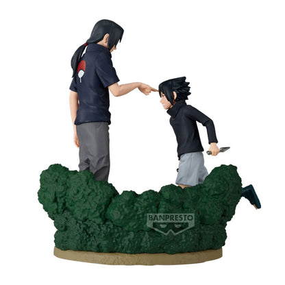 Figura Sasuke Uchiha & Itachi Uchiha Memorable Saga Naruto Shippuden 14cm