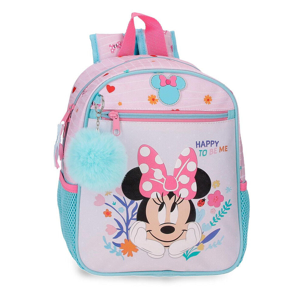 Mochila Happy To Be Me Minnie Disney 28cm adaptable
