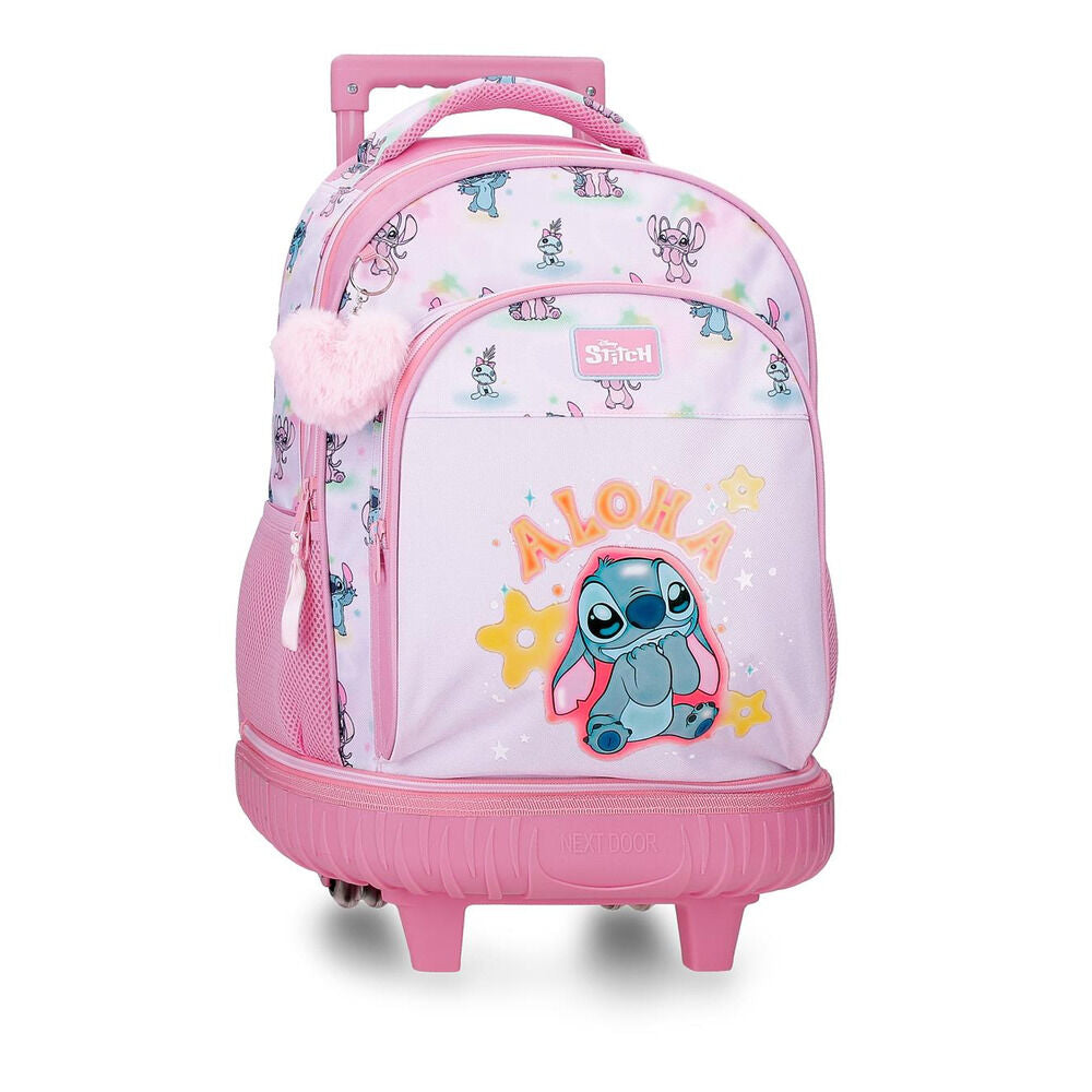 Trolley compact You & Me Stitch Disney extraible 43cm