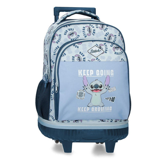 Trolley compact Keep Going Stitch Disney extraible 43cm