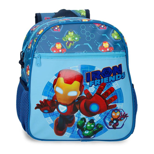 Mochila Iron Man Friends Marvel 33cm adaptable