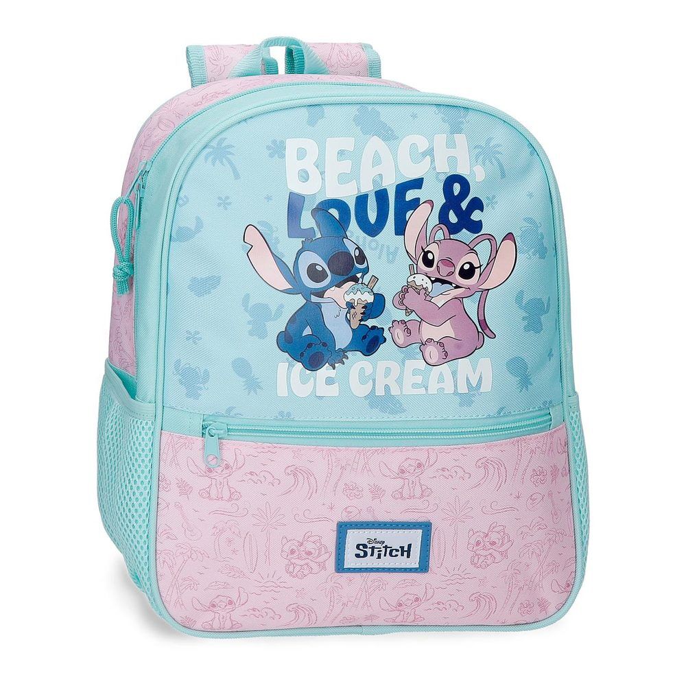 Mochila Beach & Love Stitch Disney 33cm
