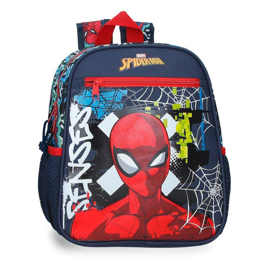 Mochila Graffity Spiderman Marvel 28cm adaptable