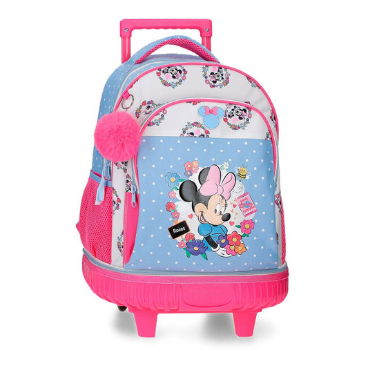 Trolley compact Flowers Minnie Disney extraible 43cm