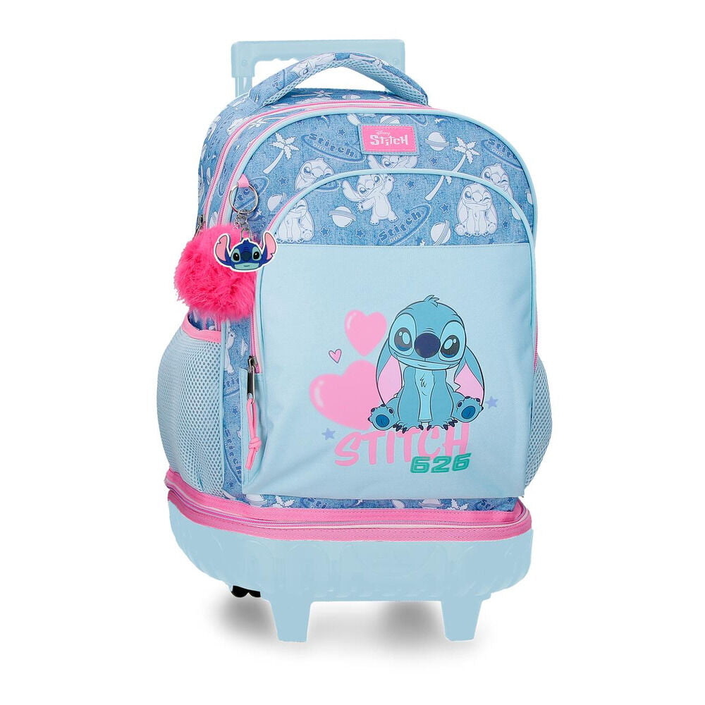 Trolley compact Hearts Stitch Disney extraible 43cm