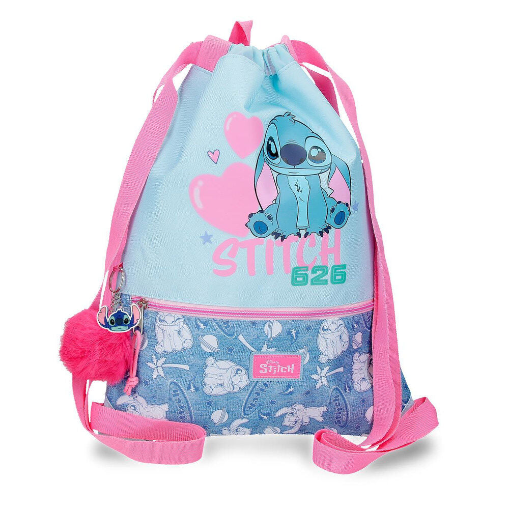 Saco Hearts Stitch Disney 46cm
