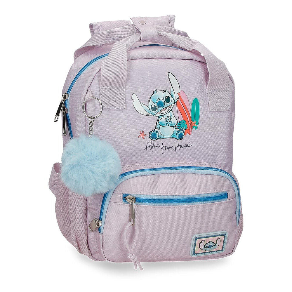 Mochila From Hawaii Stitch Disney 28cm adaptable