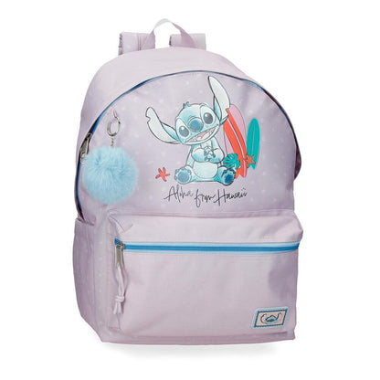 Mochila From Hawaii Stitch Disney 44cm adaptable