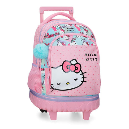 Trolley compact Bows Hello Kitty extraible 43cm