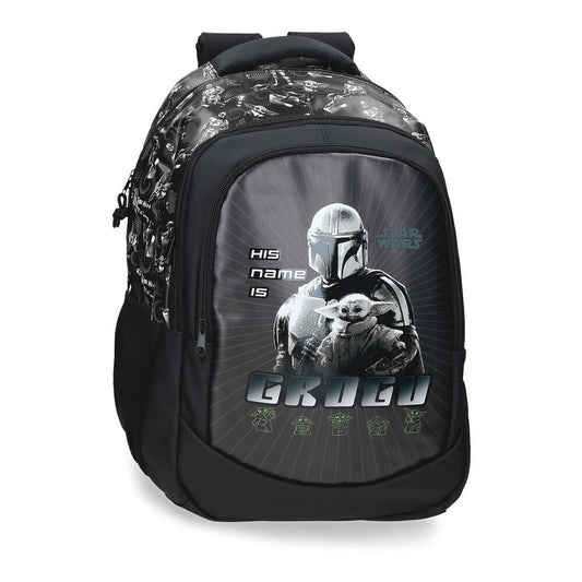 Mochila His Name is Grogu Mandalorian Star Wars 46cm adaptable