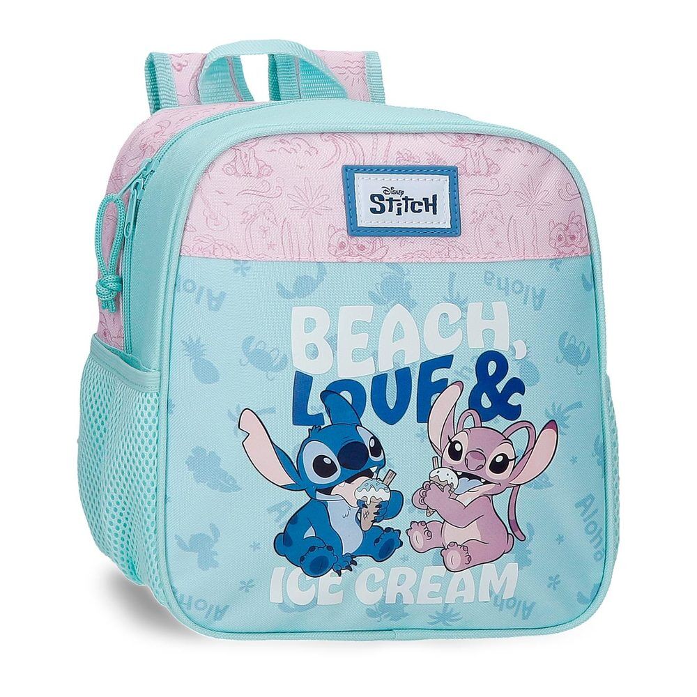 Mochila Beach & Love Stitch Disney 25cm