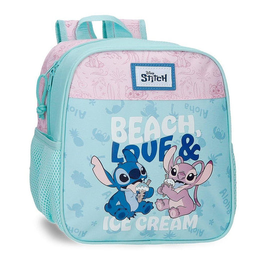 Mochila Beach & Love Stitch Disney 25cm