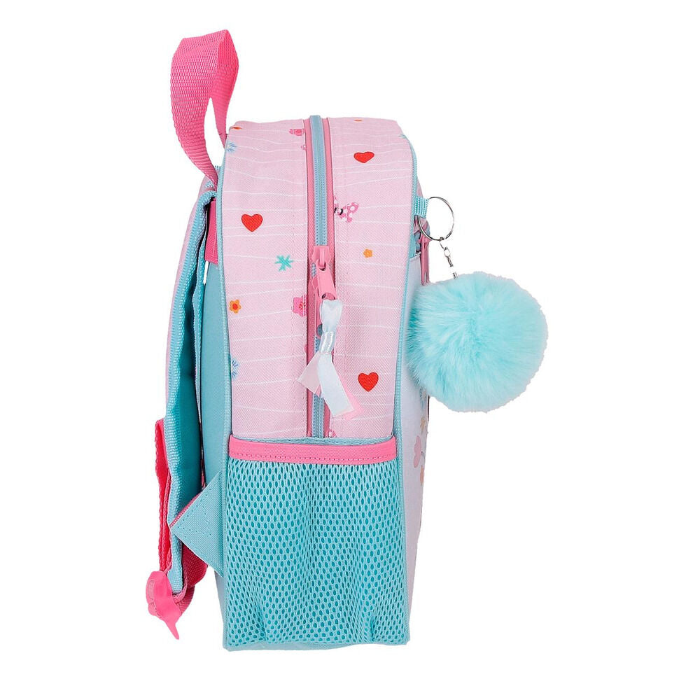 Mochila Happy To Be Me Minnie Disney 28cm adaptable