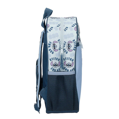 Mochila Keep Going Stitch Disney 33cm adaptable