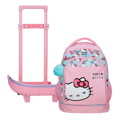 Trolley compact Bows Hello Kitty extraible 43cm