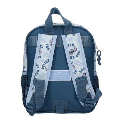 Mochila Keep Going Stitch Disney 28cm adaptable
