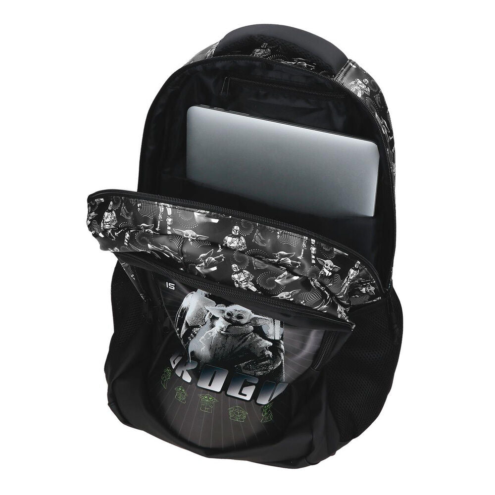 Mochila His Name is Grogu Mandalorian Star Wars 46cm adaptable