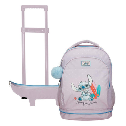 Trolley compact From Hawaii Stitch Disney extraible 43cm