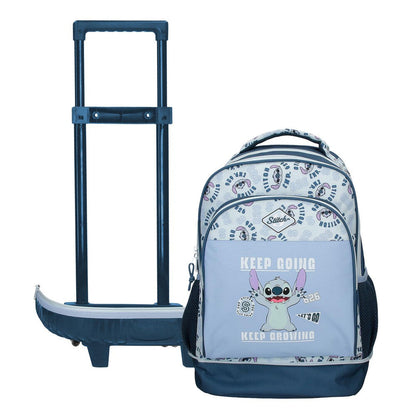 Trolley compact Keep Going Stitch Disney extraible 43cm