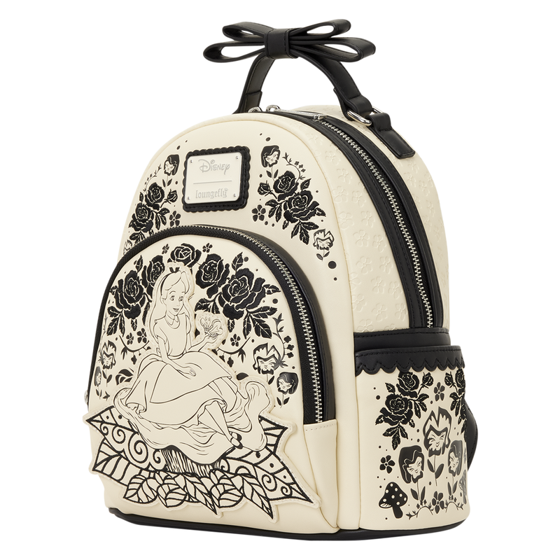 Mochila Floral Alicia en el Pais de las Maravillas Disney Loungefly 26cm