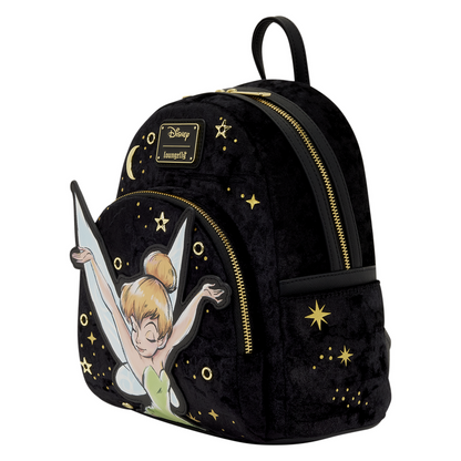 Mochila Tinker Bell Pixie Dust Velvet Disney Loungefly 26cm