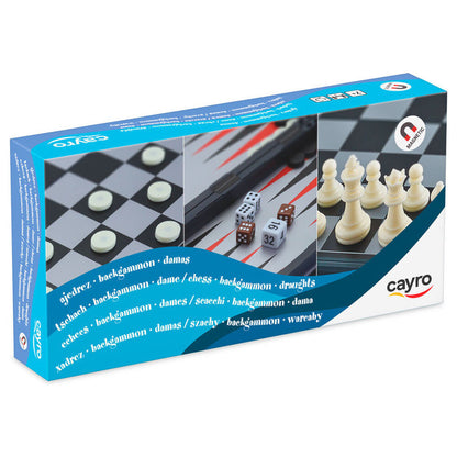 Juego Ajedrez & Damas & Backgammon magnetico