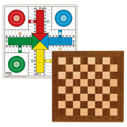 Tablero Parchis & Ajedrez madera
