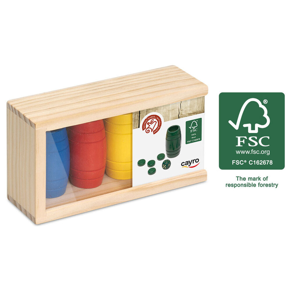 Accesorios Parchis 4 jugadores madera