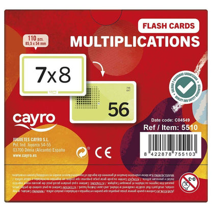 Flashcads Multiplicaciones