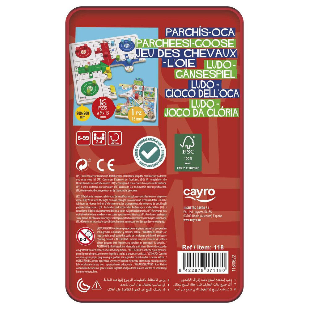 Juego Parchis & Oca viaje