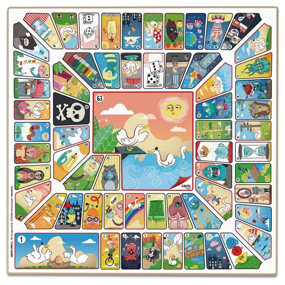 Tablero Parchis & Oca madera