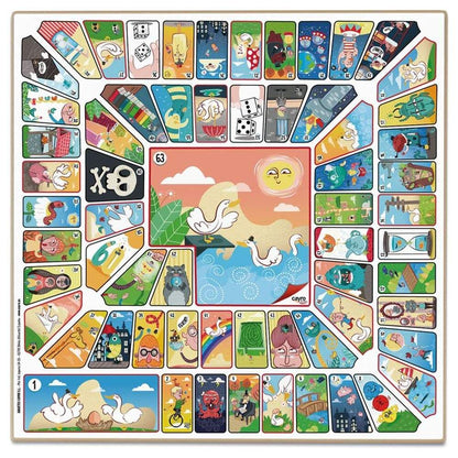 Tablero Parchis & Oca madera