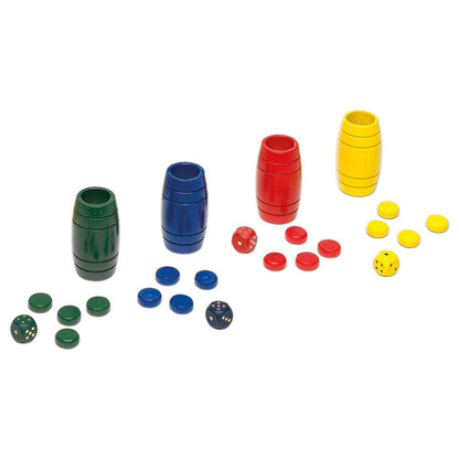 Accesorios Parchis 4 jugadores madera
