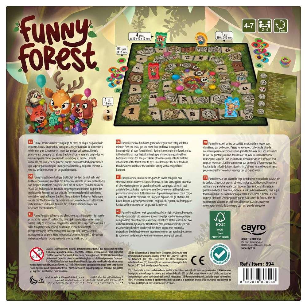 Juego mesa Funny Forest